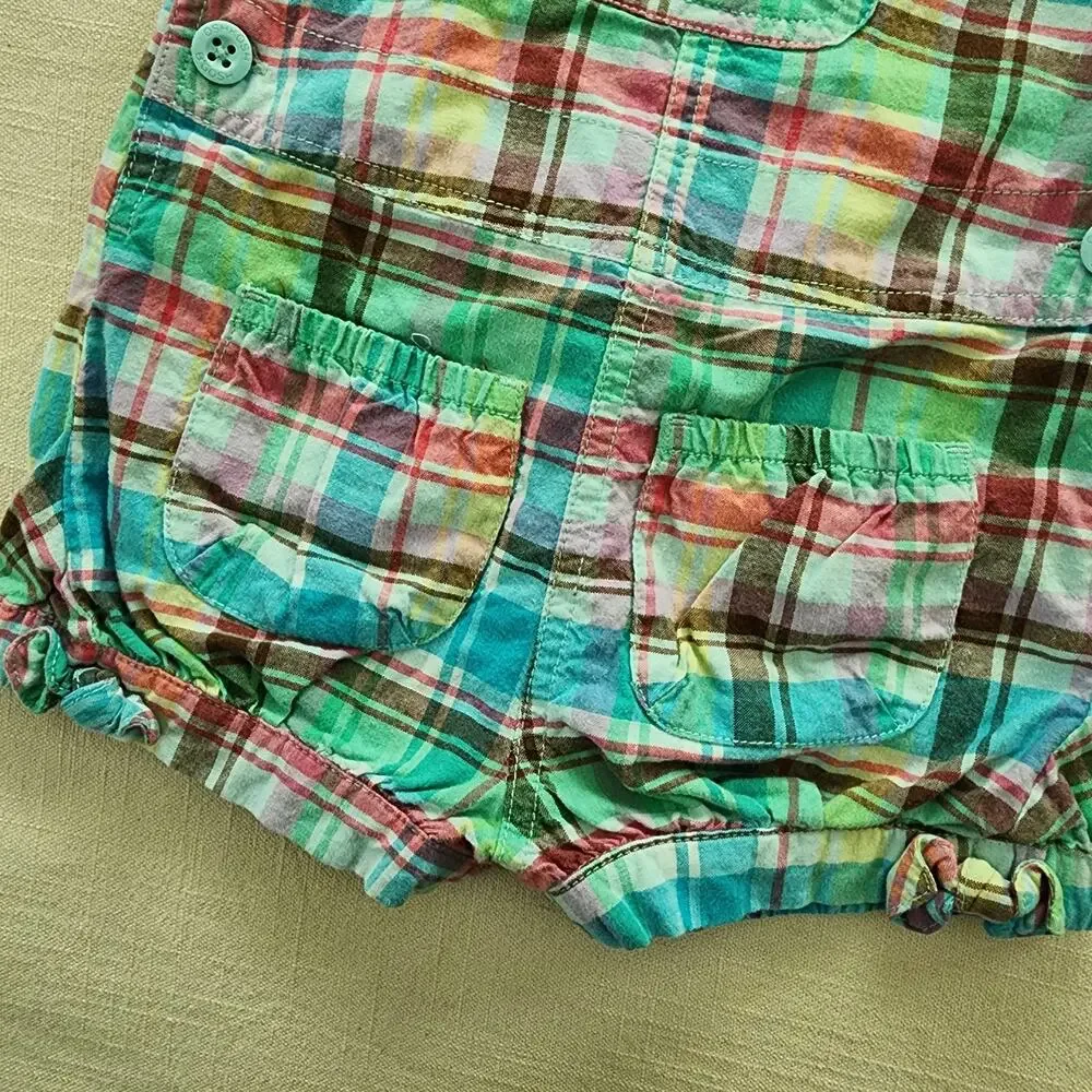 Y2k Oshkosh Plaid Bubble 24 months
